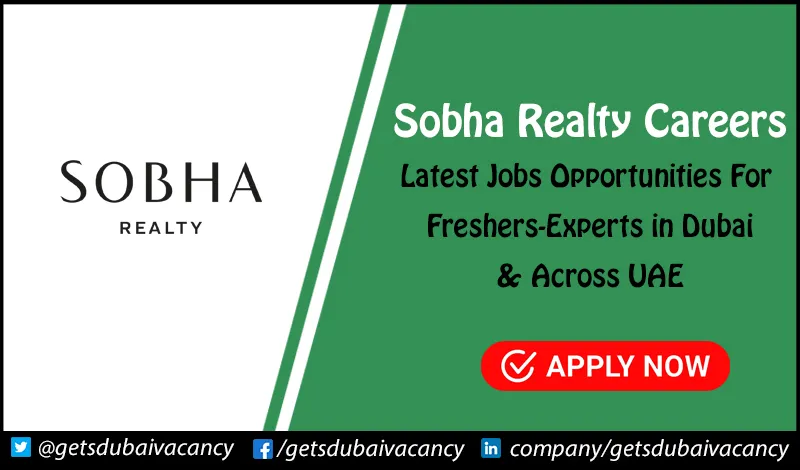 Sobha Realty Careers | Apply Online Latest Positions Sobha Realty Careers