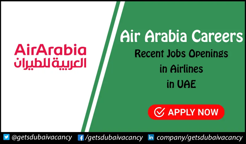 Air Arabia Careers in Airlines for Freshers | Apply Now Air Arabia Careers