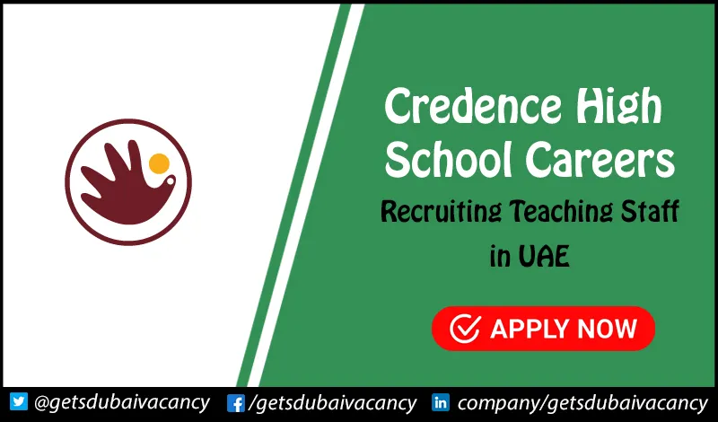 Credence High School Careers | Apply Now for Latest Opportunities Credence High School Careers