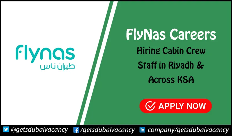 FlyNas Careers | Latest Job Openings for Freshers in KSA FlyNas Careers