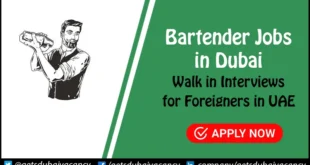 Bartender jobs in Dubai